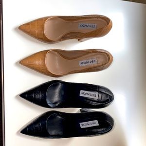 Steve Madden Croc Chunky Heels